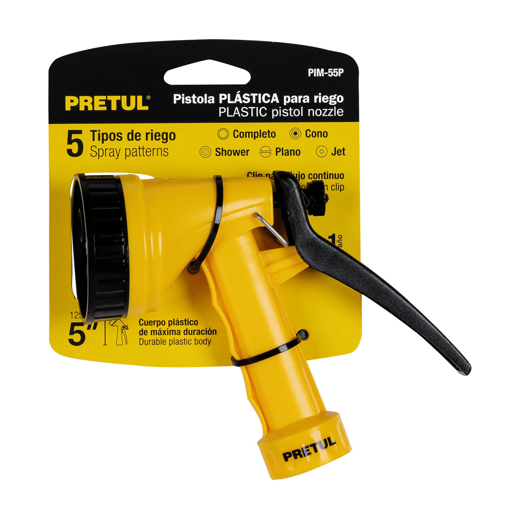 PISTOLA PLÁSTICA PARA RIEGO
