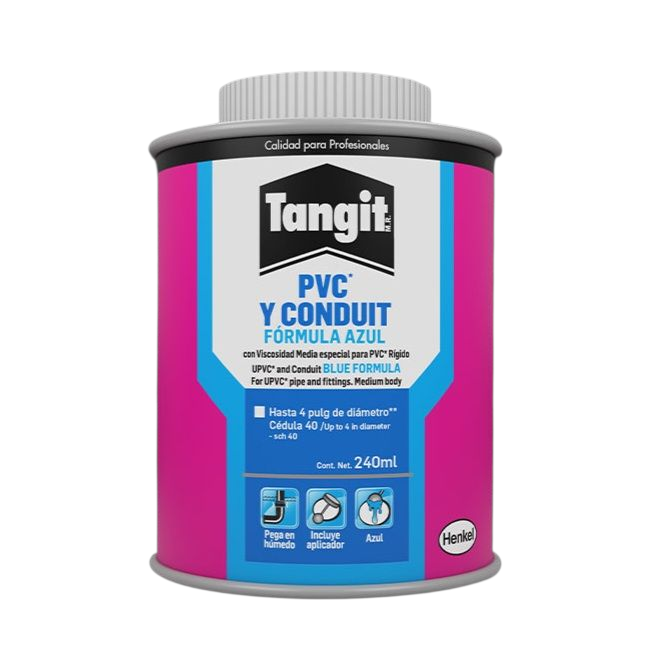 TANGIT PVC Y CONDUIT AZUL