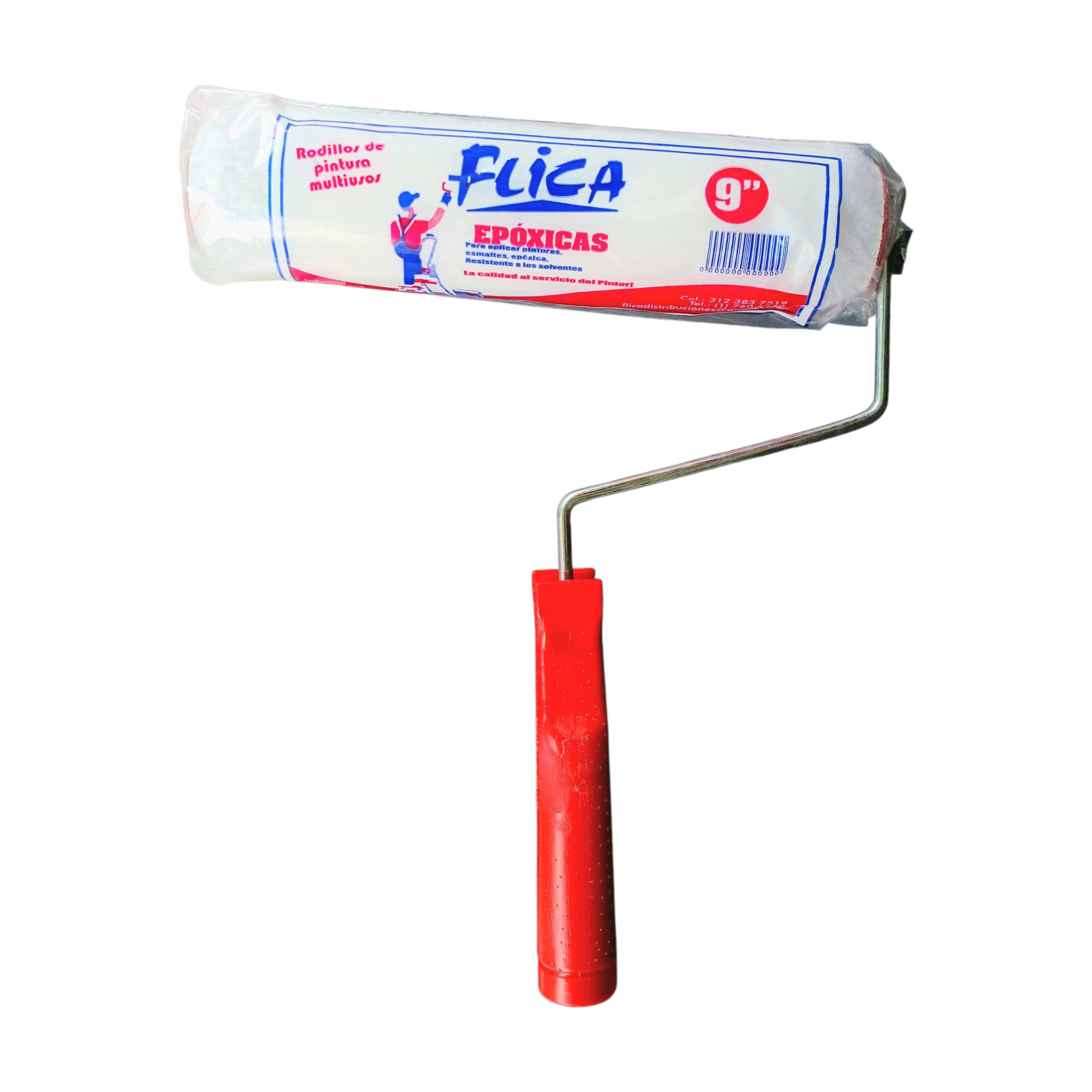 RODILLO FELPA EPÓXICA BLANCA