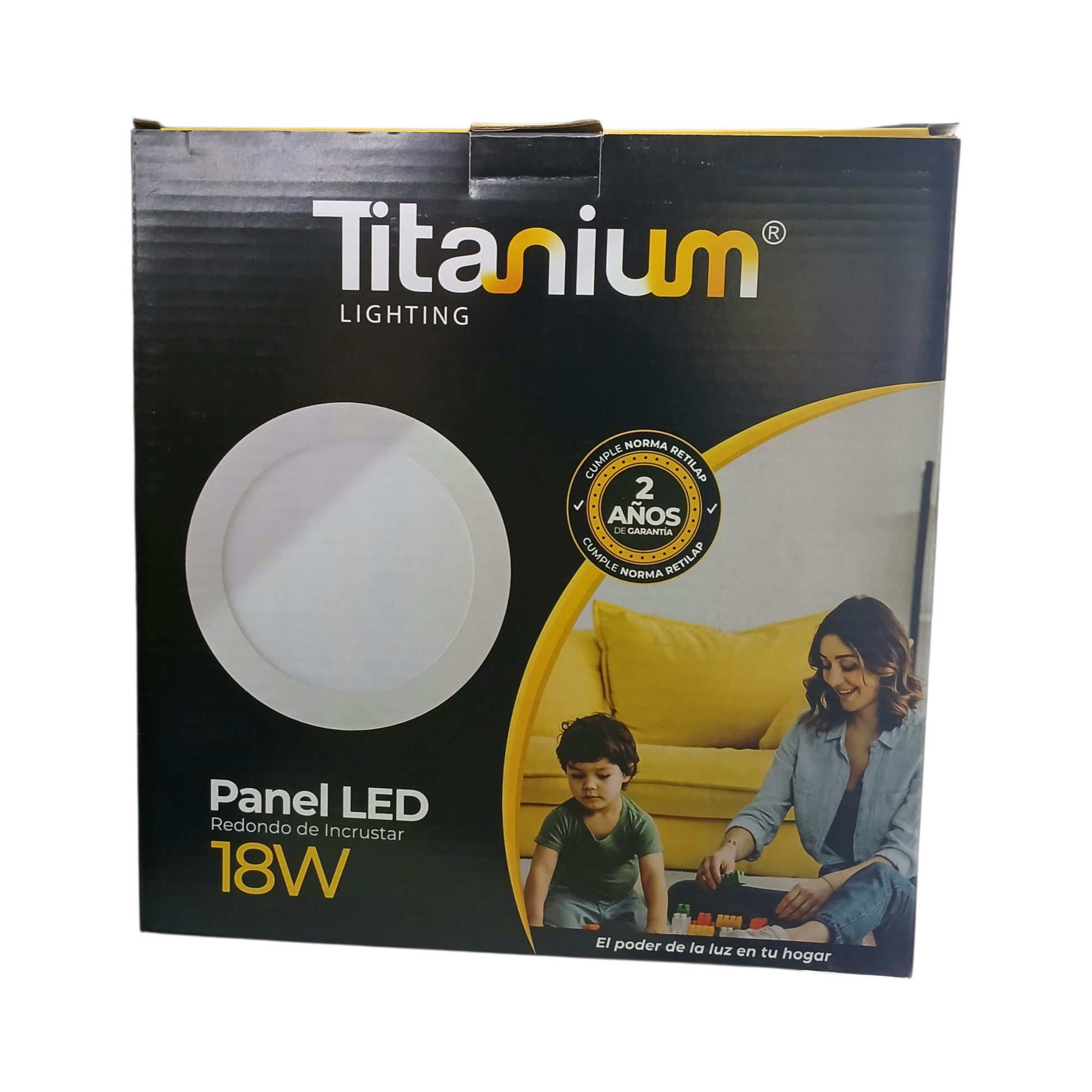 PANEL LED REDONDO DE INCRUSTAR